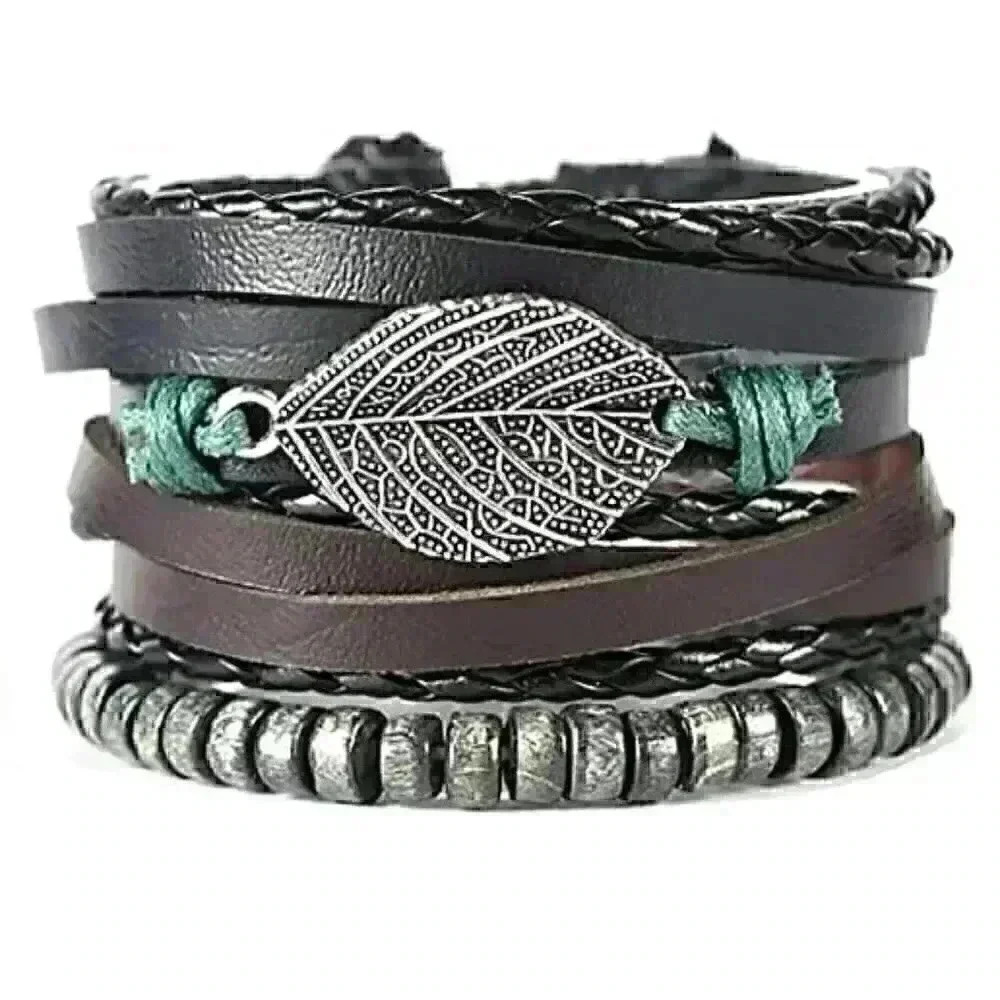 Braided Leather Bracelets for Men /Women